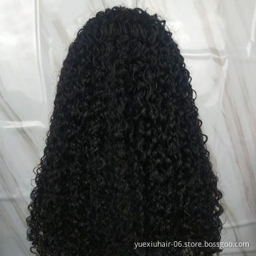 HD Lace Full Virgin Brazilian Human Hair Wigs curly Transparent Lace Front Human Hair Wigs for Black Women